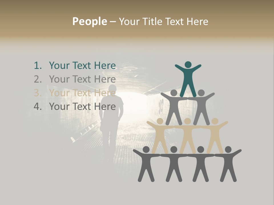 Movement Street Light PowerPoint Template