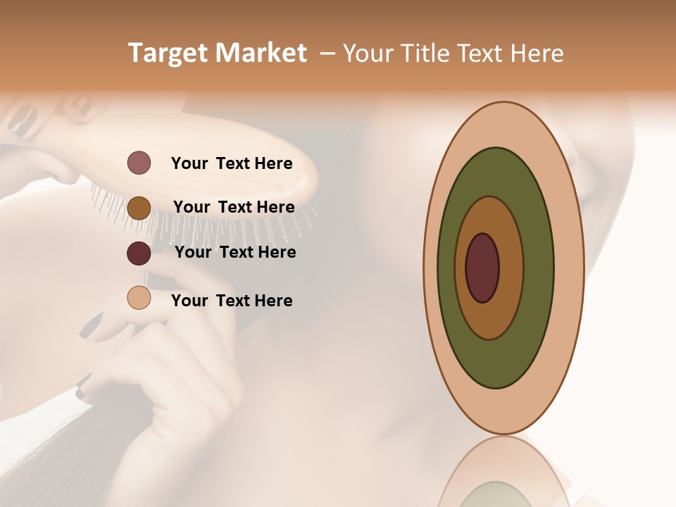 Happiness Hairdo Toothy Smile PowerPoint Template