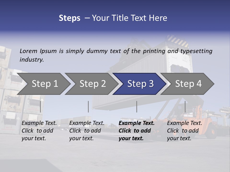 Goods Daytime Hoist PowerPoint Template