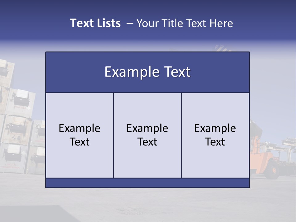 Goods Daytime Hoist PowerPoint Template