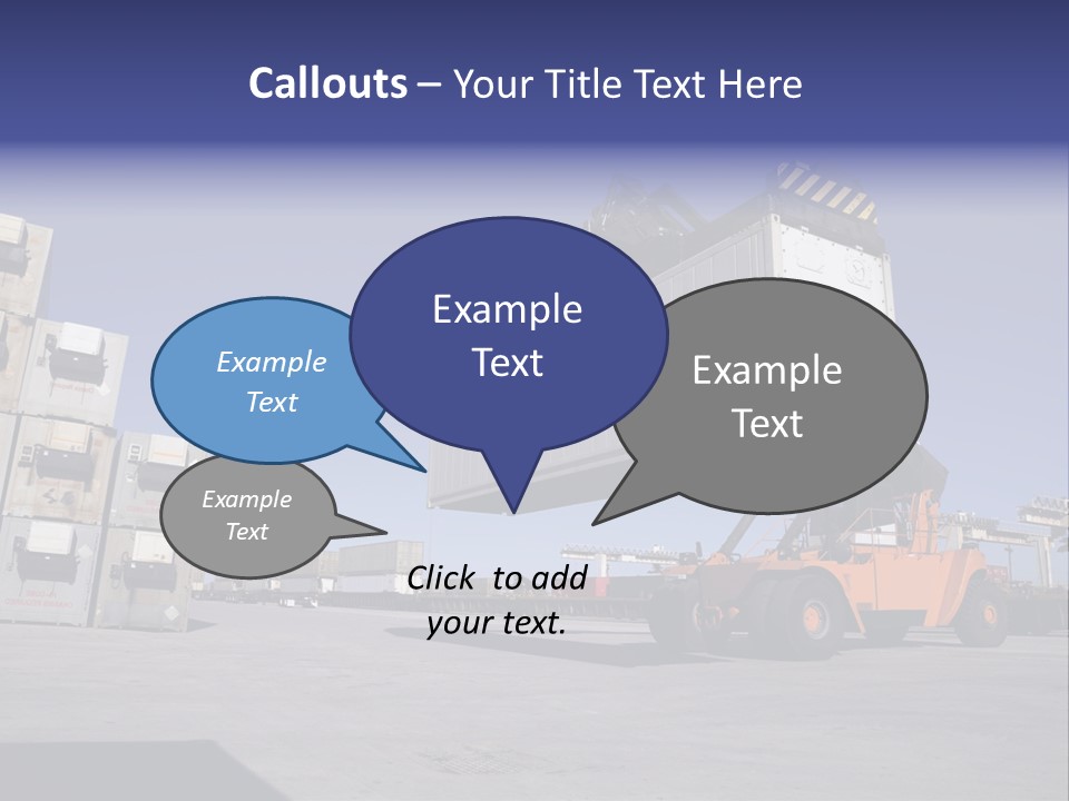 Goods Daytime Hoist PowerPoint Template