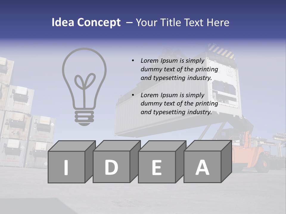 Goods Daytime Hoist PowerPoint Template