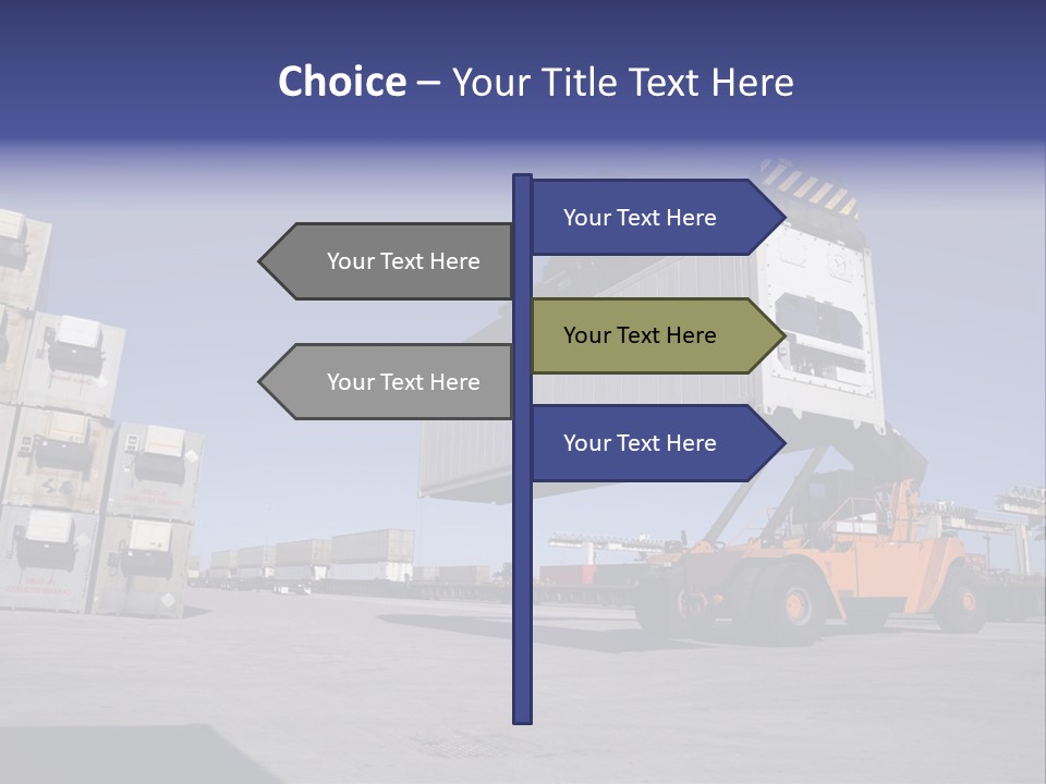 Goods Daytime Hoist PowerPoint Template