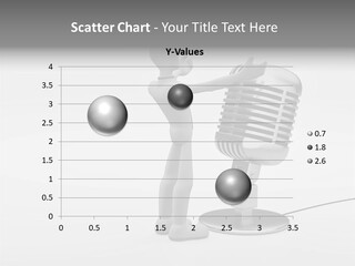 Leader Broadcasting Singing PowerPoint Template