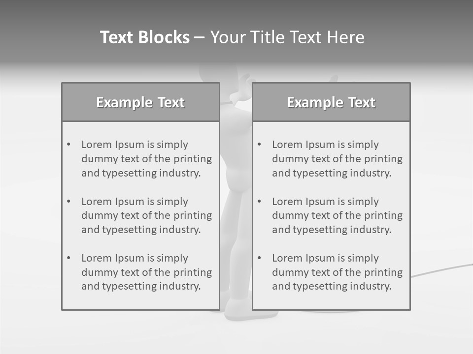 Leader Broadcasting Singing PowerPoint Template