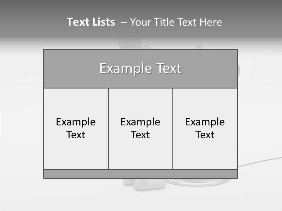 Leader Broadcasting Singing PowerPoint Template