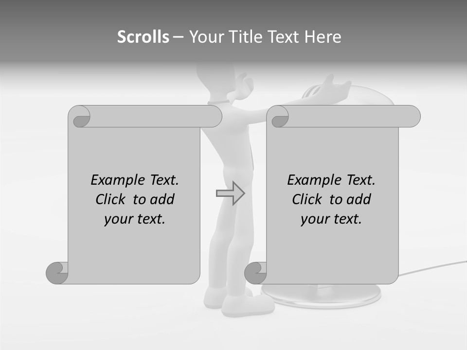 Leader Broadcasting Singing PowerPoint Template