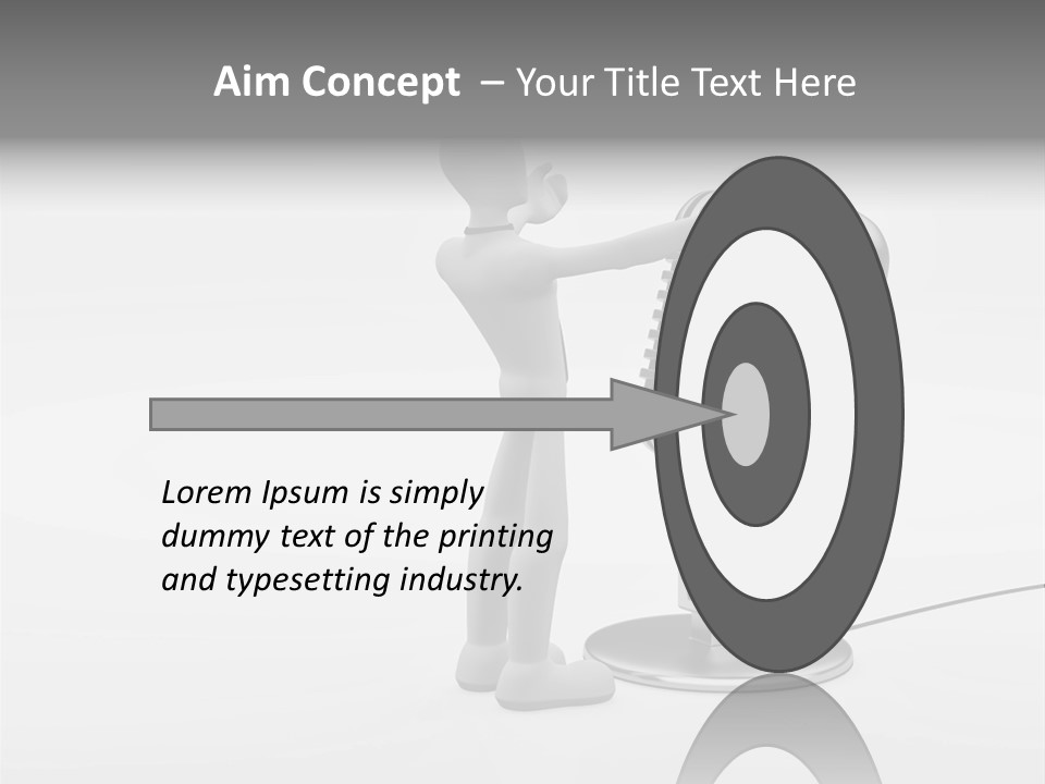 Leader Broadcasting Singing PowerPoint Template