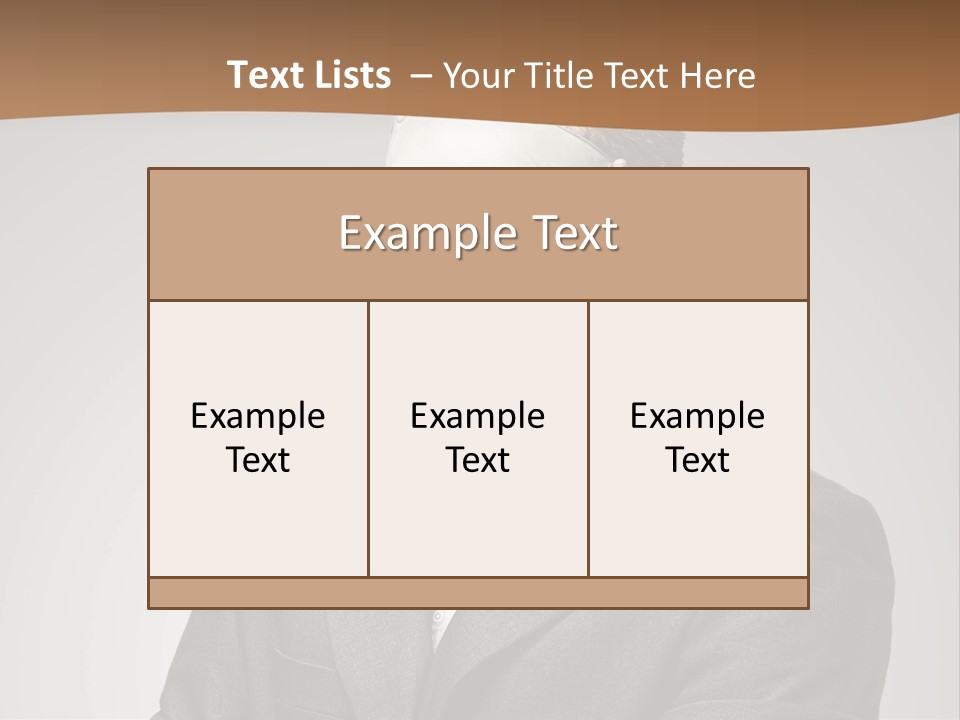 A Man With A Gas Mask On His Face PowerPoint Template
