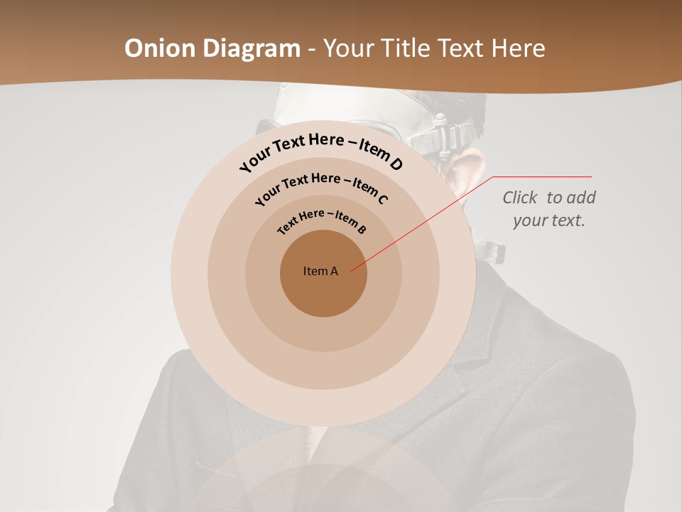 A Man With A Gas Mask On His Face PowerPoint Template
