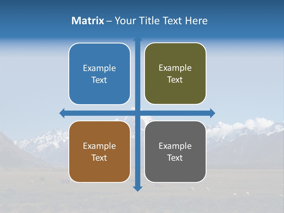 Travel Agricultural Mountain PowerPoint Template