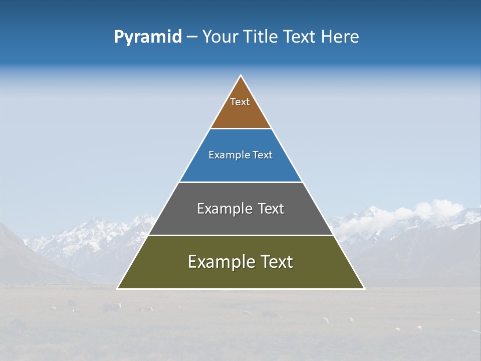 Travel Agricultural Mountain PowerPoint Template