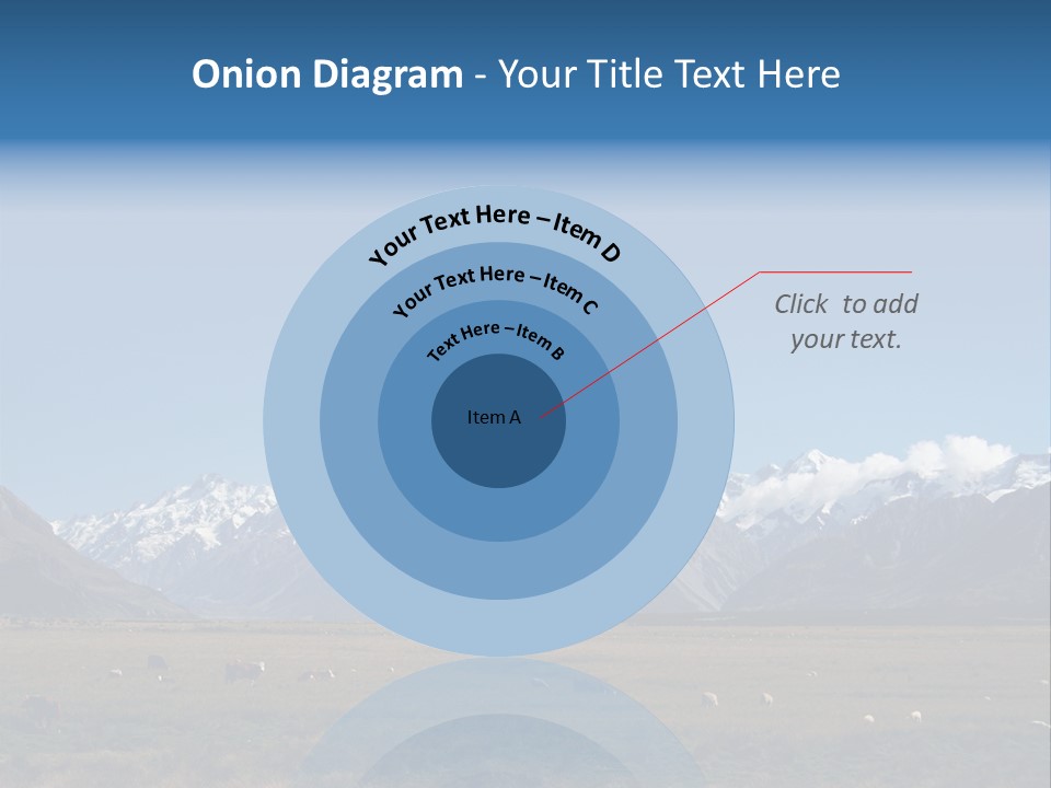 Travel Agricultural Mountain PowerPoint Template