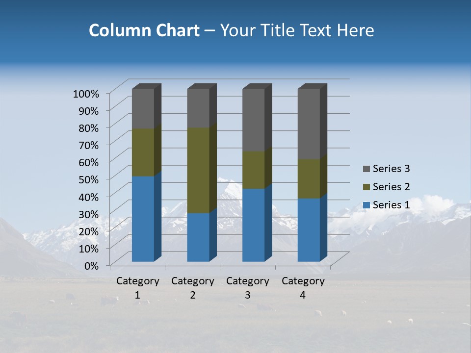 Travel Agricultural Mountain PowerPoint Template