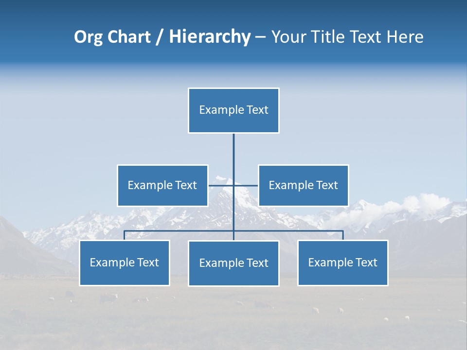 Travel Agricultural Mountain PowerPoint Template