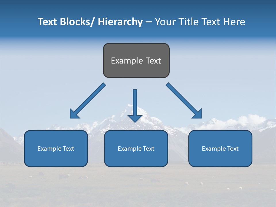 Travel Agricultural Mountain PowerPoint Template