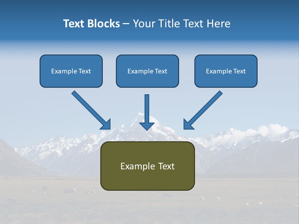Travel Agricultural Mountain PowerPoint Template