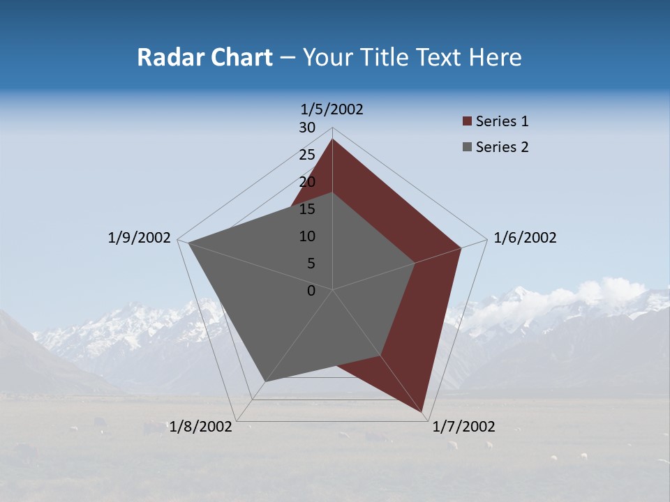 Travel Agricultural Mountain PowerPoint Template