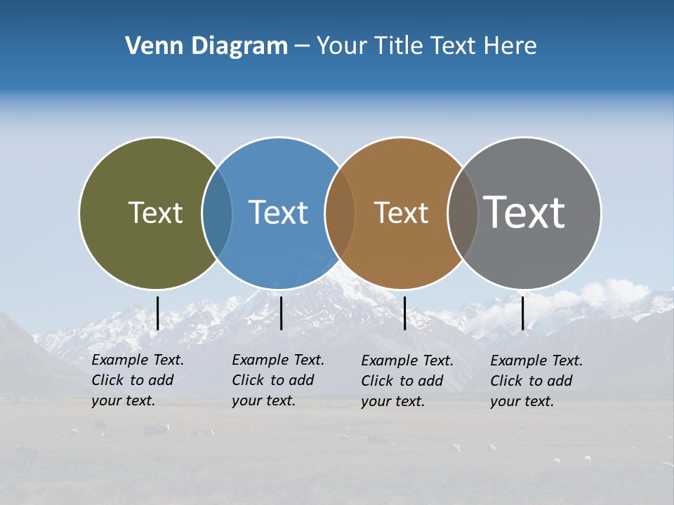Travel Agricultural Mountain PowerPoint Template