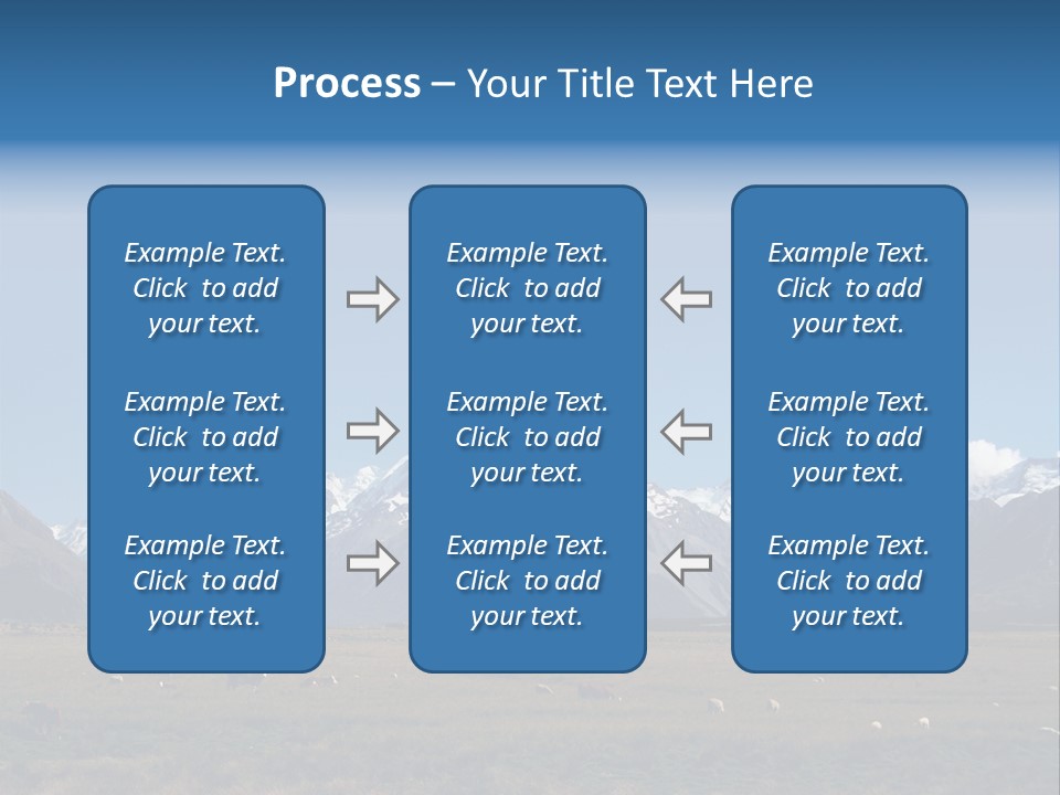 Travel Agricultural Mountain PowerPoint Template