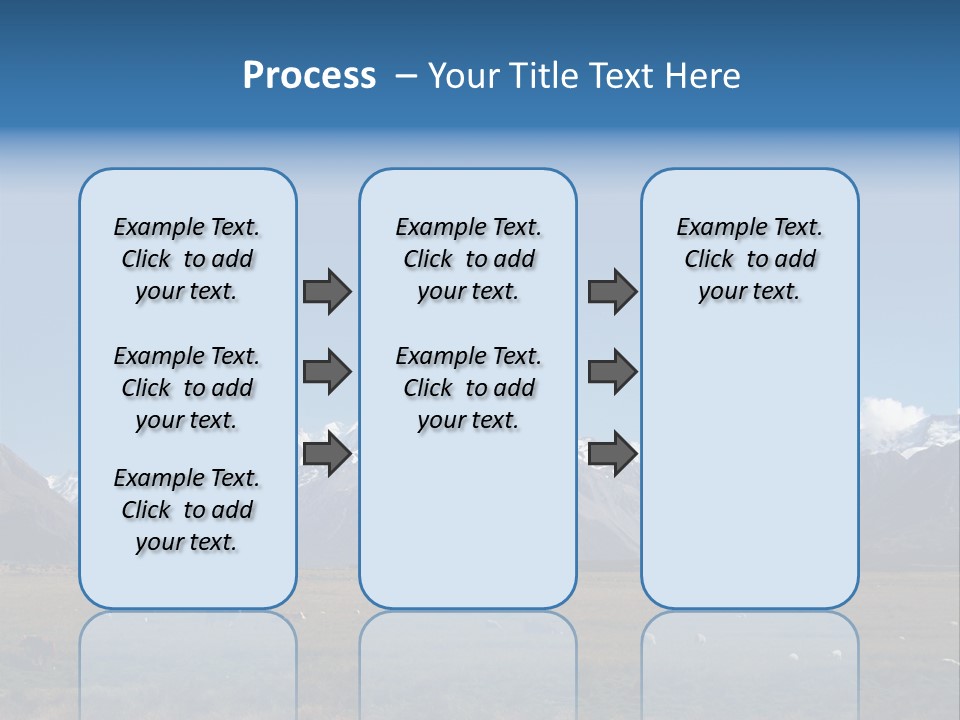 Travel Agricultural Mountain PowerPoint Template