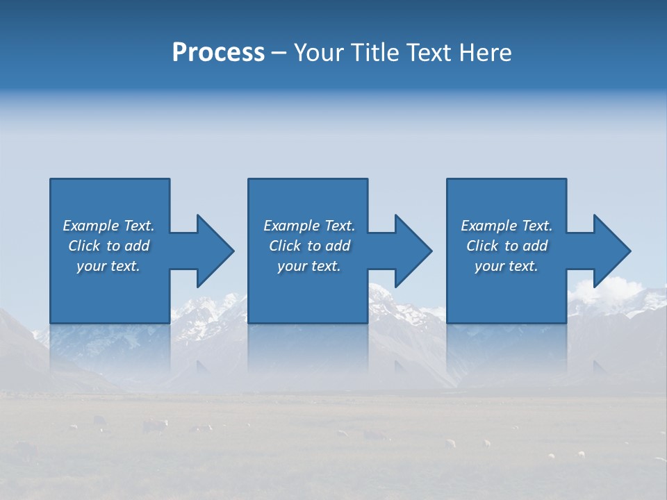 Travel Agricultural Mountain PowerPoint Template