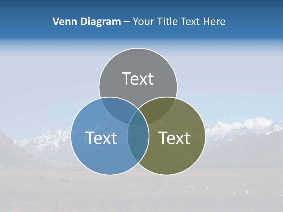 Travel Agricultural Mountain PowerPoint Template