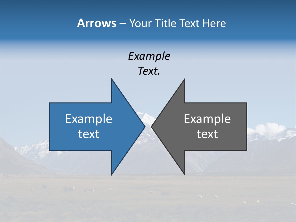Travel Agricultural Mountain PowerPoint Template