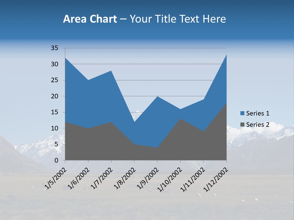 Travel Agricultural Mountain PowerPoint Template