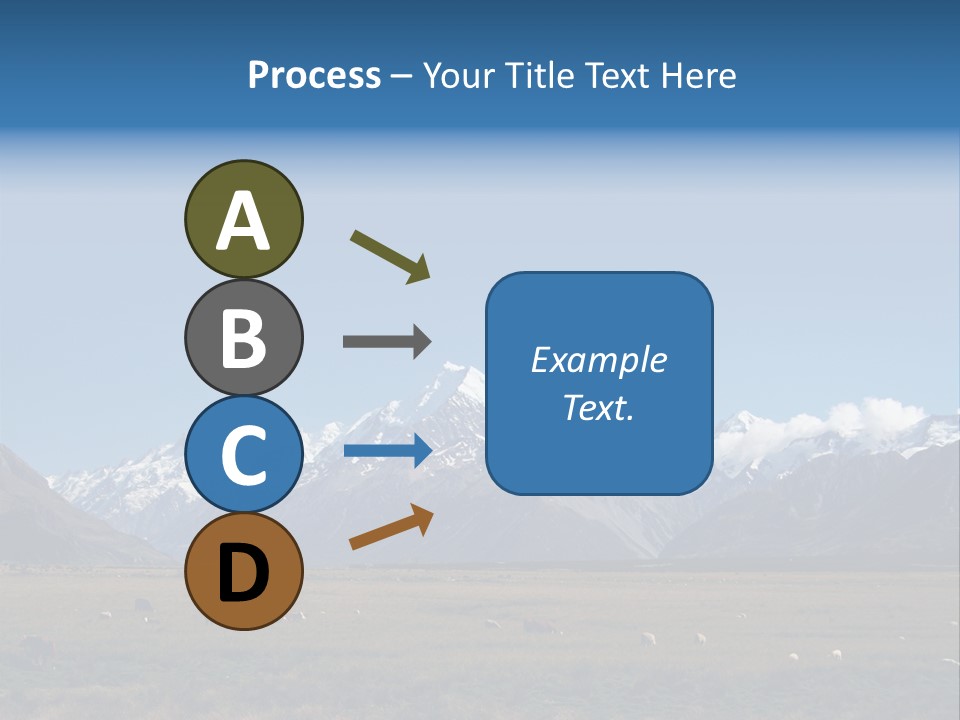 Travel Agricultural Mountain PowerPoint Template