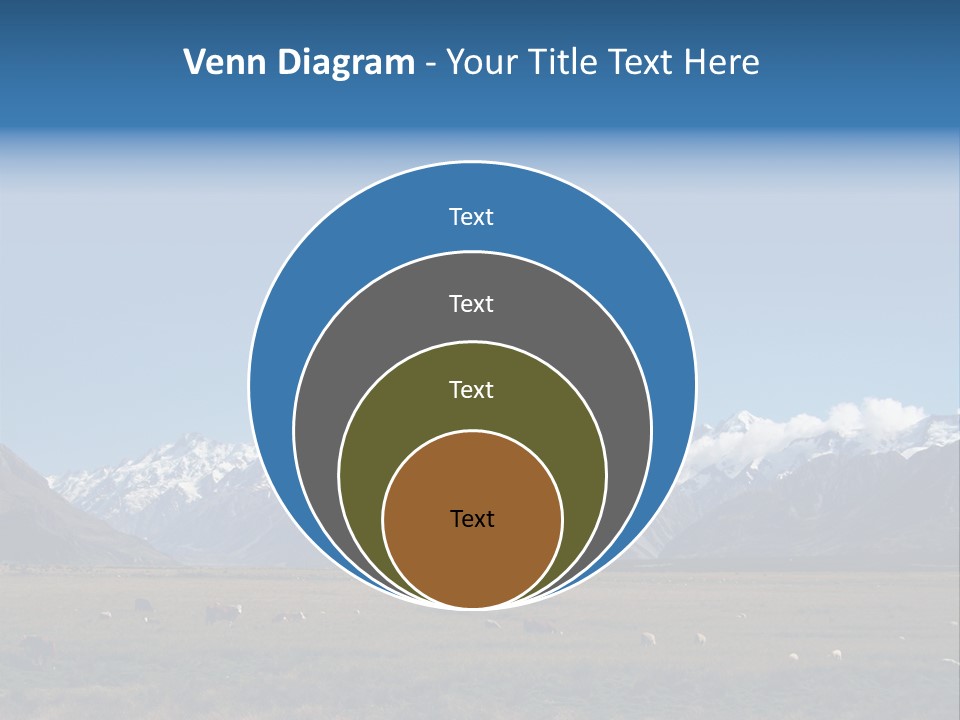 Travel Agricultural Mountain PowerPoint Template