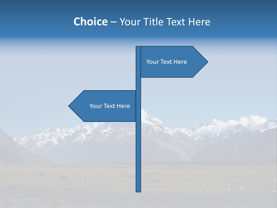 Travel Agricultural Mountain PowerPoint Template