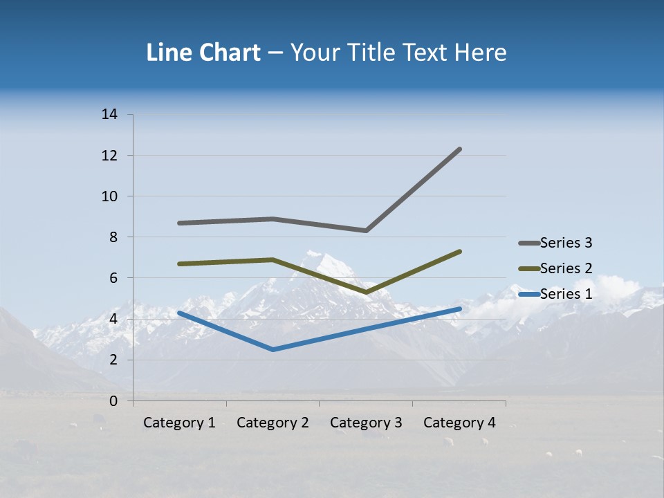 Travel Agricultural Mountain PowerPoint Template