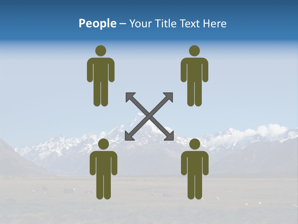 Travel Agricultural Mountain PowerPoint Template