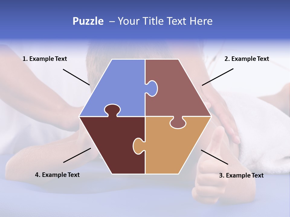 A Young Boy Is Smiling And Giving A Thumbs Up PowerPoint Template