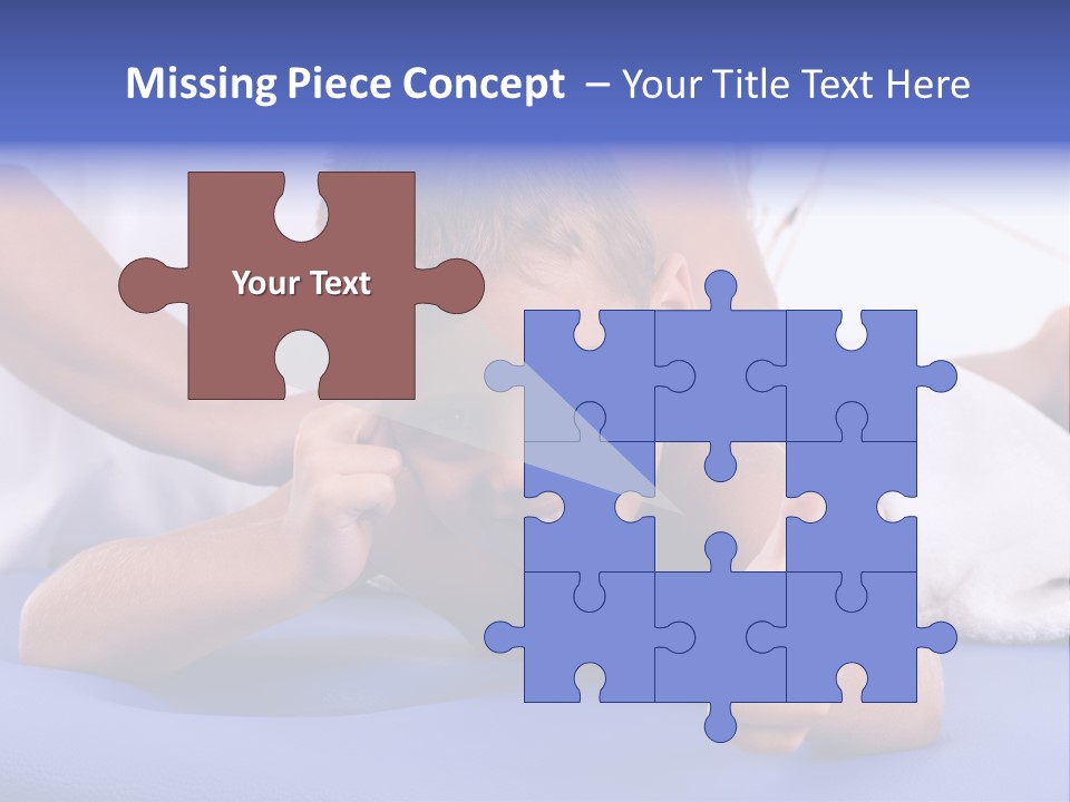 A Young Boy Is Smiling And Giving A Thumbs Up PowerPoint Template