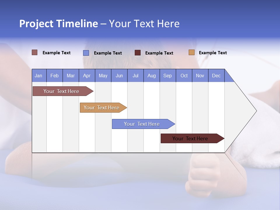 A Young Boy Is Smiling And Giving A Thumbs Up PowerPoint Template