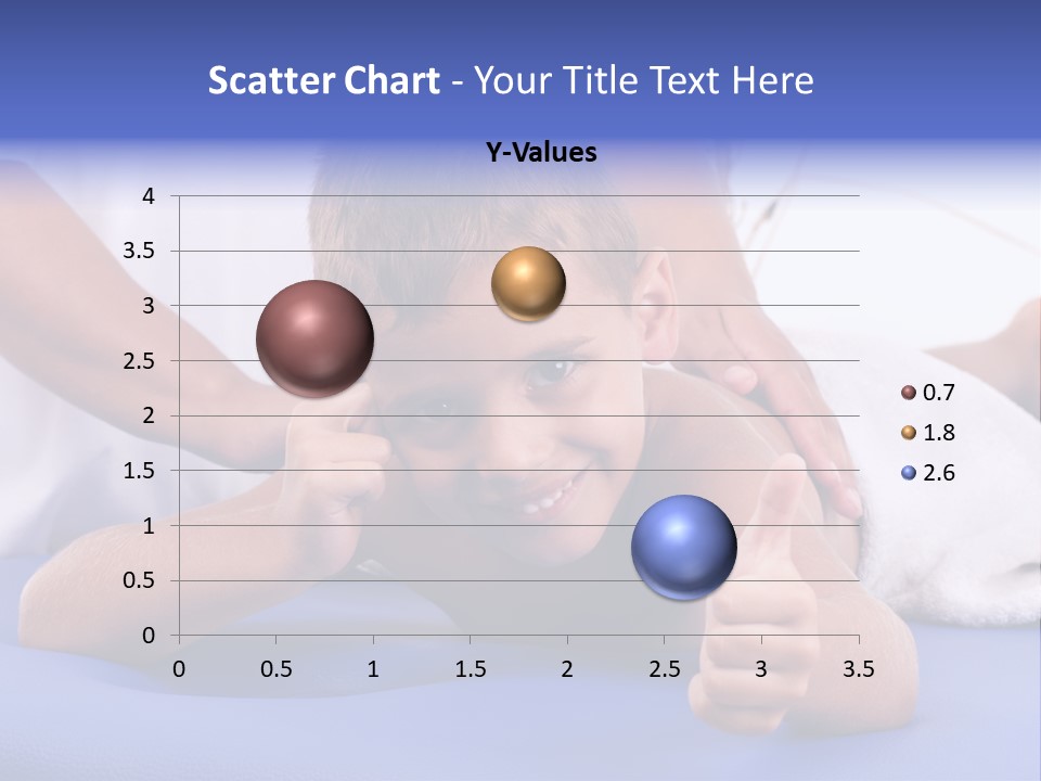 A Young Boy Is Smiling And Giving A Thumbs Up PowerPoint Template