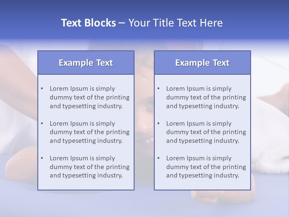 A Young Boy Is Smiling And Giving A Thumbs Up PowerPoint Template