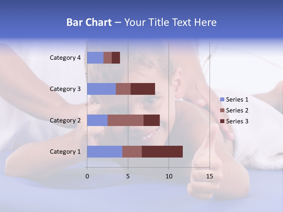 A Young Boy Is Smiling And Giving A Thumbs Up PowerPoint Template