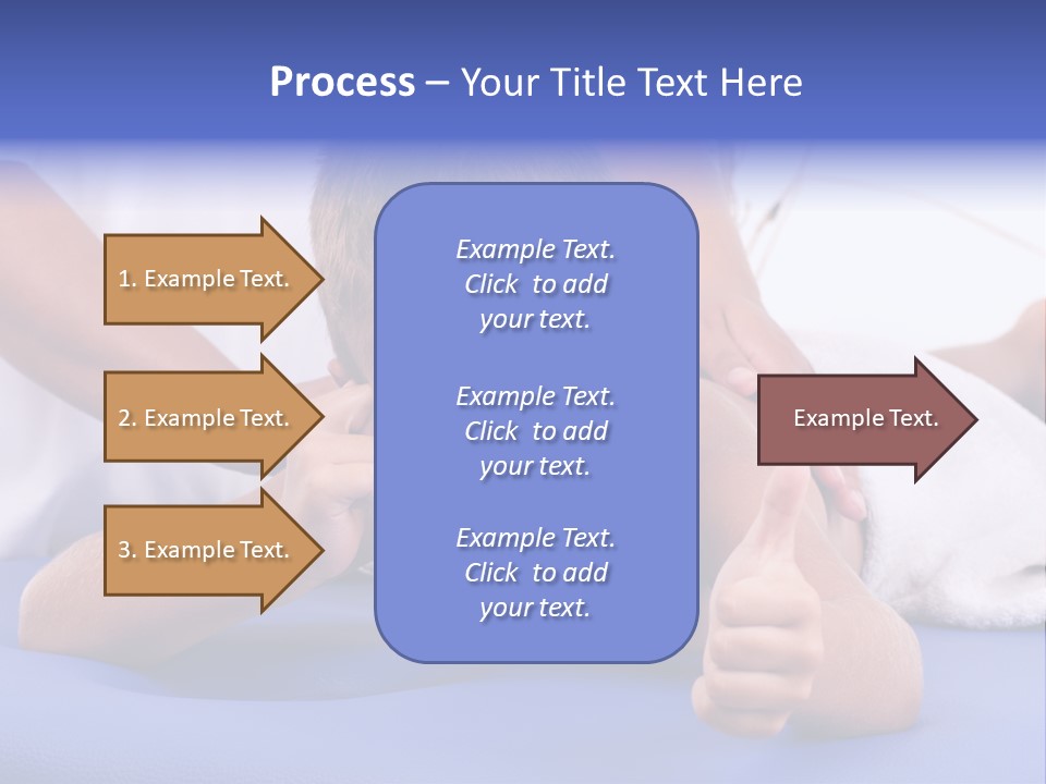 A Young Boy Is Smiling And Giving A Thumbs Up PowerPoint Template
