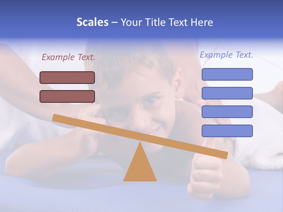 A Young Boy Is Smiling And Giving A Thumbs Up PowerPoint Template