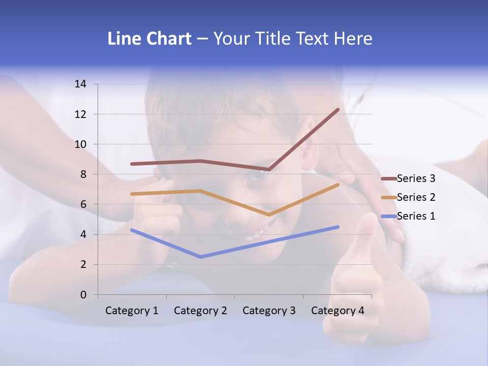 A Young Boy Is Smiling And Giving A Thumbs Up PowerPoint Template
