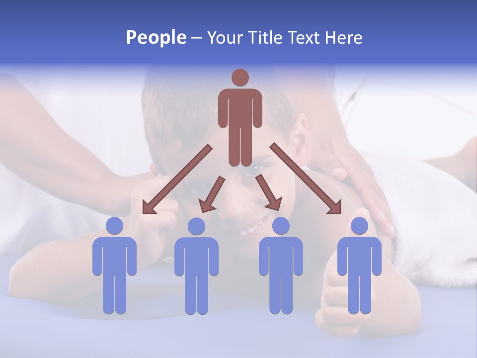 A Young Boy Is Smiling And Giving A Thumbs Up PowerPoint Template