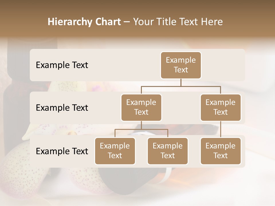 A Bottle Of Essential Oils Next To A Flower PowerPoint Template