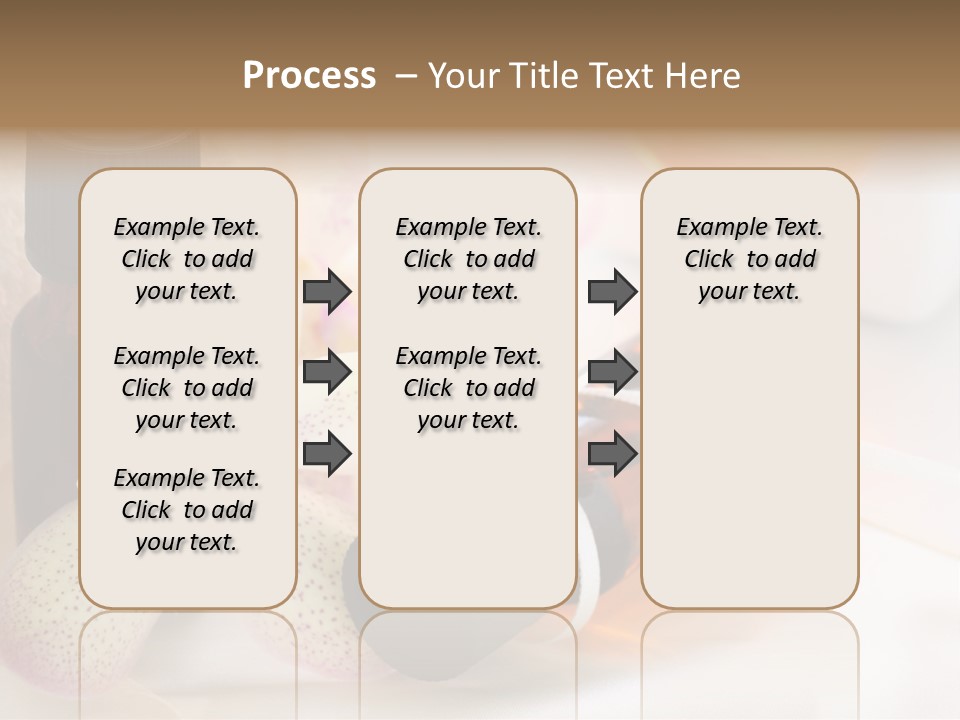 A Bottle Of Essential Oils Next To A Flower PowerPoint Template