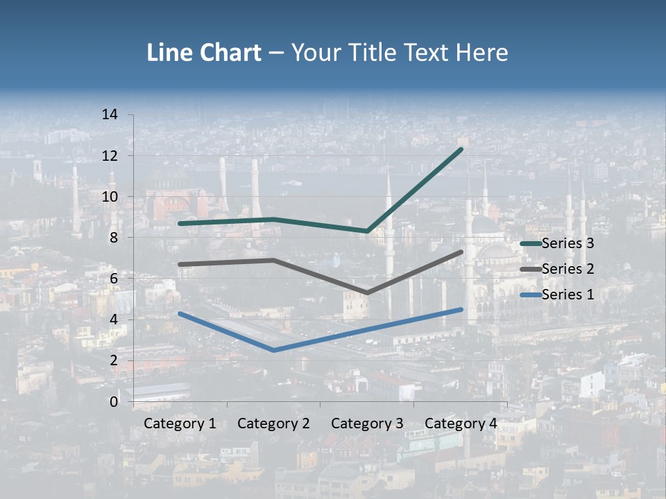 A View Of A City From A High Point Of View PowerPoint Template