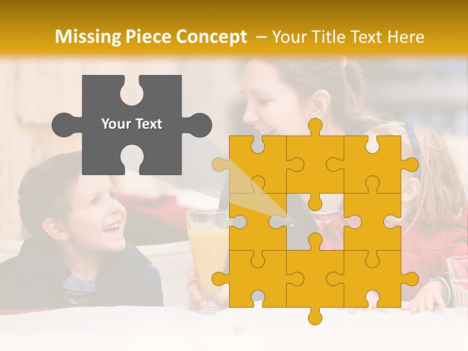 Three Autumn Mom PowerPoint Template