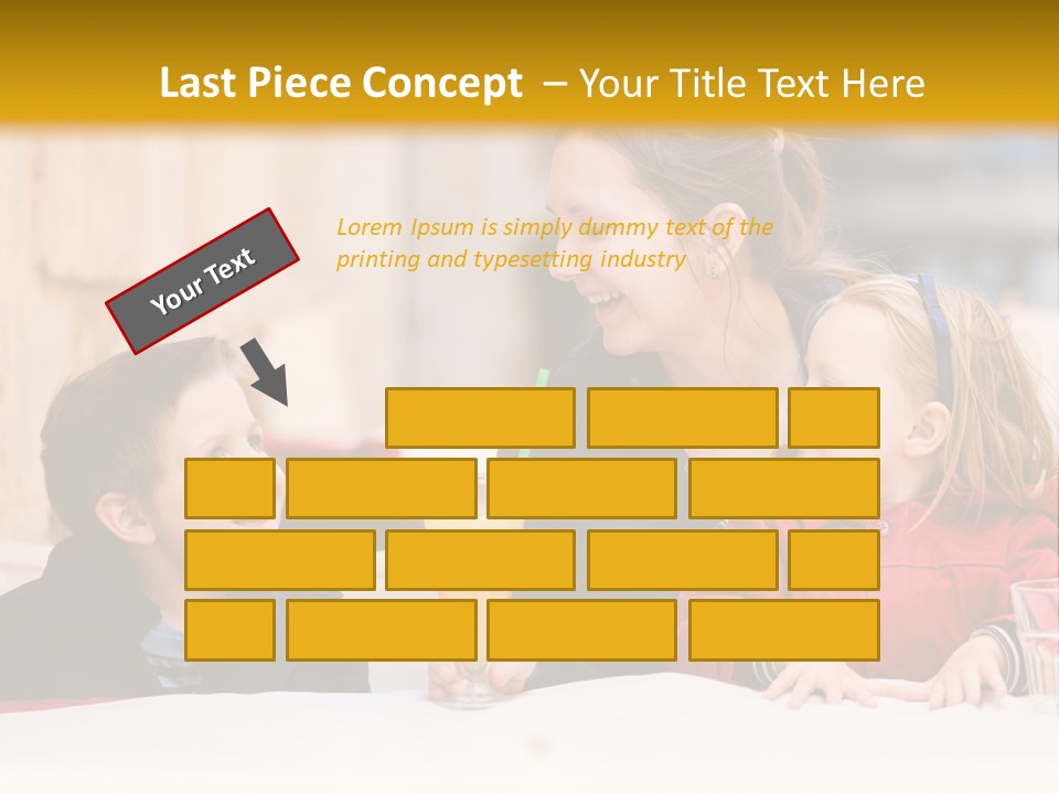 Three Autumn Mom PowerPoint Template