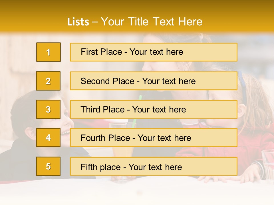 Three Autumn Mom PowerPoint Template